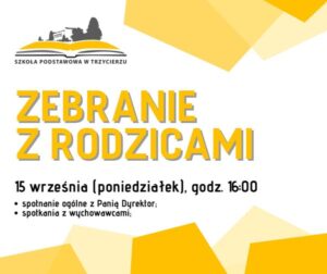 Miniaturka artykułu ZEBRANIE Z RODZICAMI